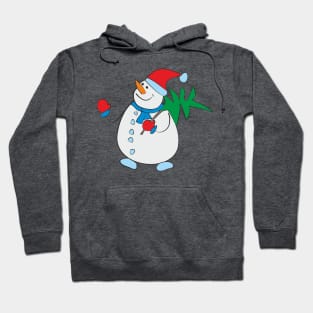 Funny Snowman Hoodie